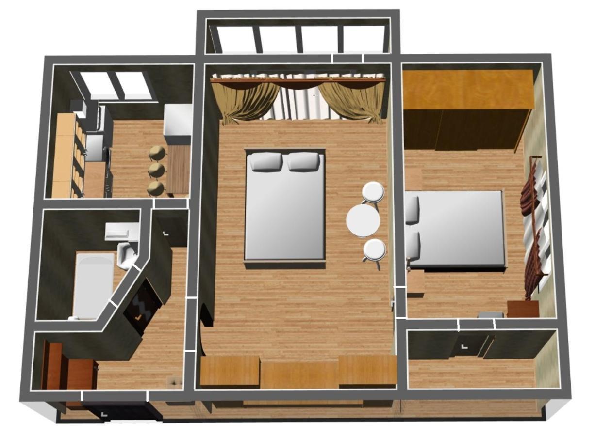 تشيرنيهيفسكا Roses Apartment In The City Center المظهر الخارجي الصورة